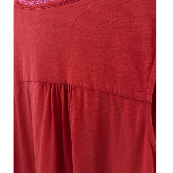 Boden Plus Nadine Notch Cotton Mini Dress Orange Size 20-22 Long - Picture 9 of 10